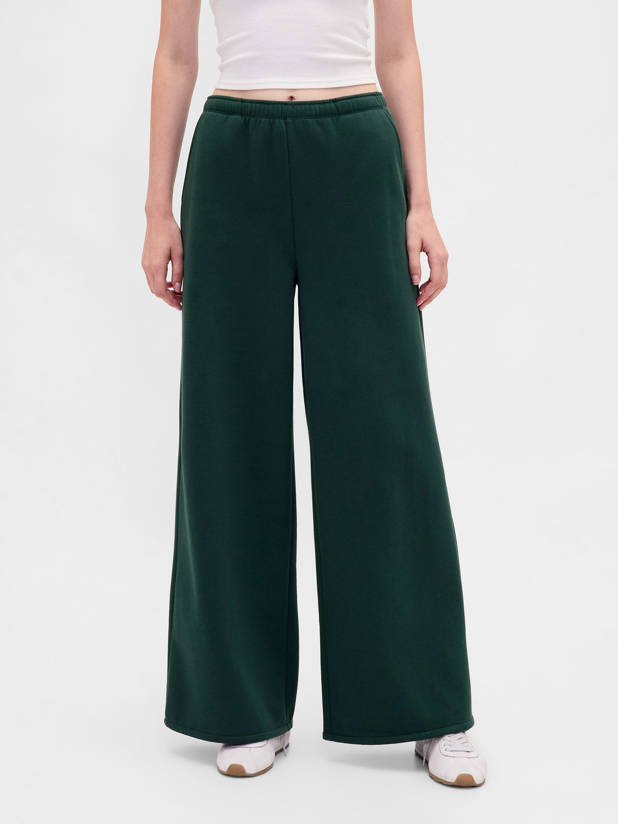 VintageSoft Baggy Sweatpants - Hunter green