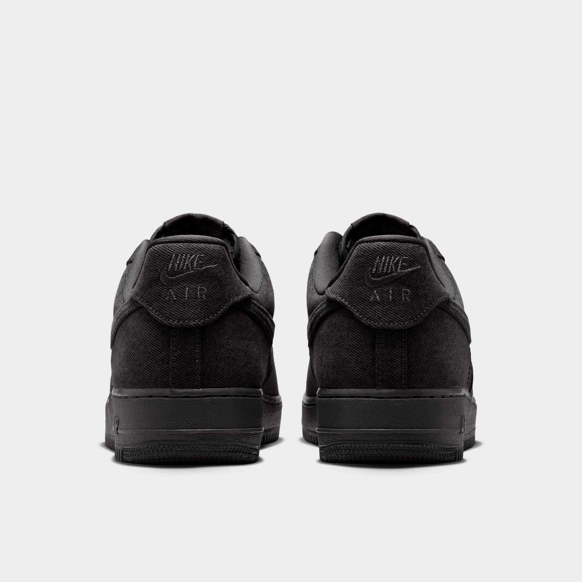 Men's Nithtke Air Force 1 '07 LV8 Casual Shoes - Part 1 - Anthracite/Medium Ash/Metallic Silver/Anthracite - Back view
