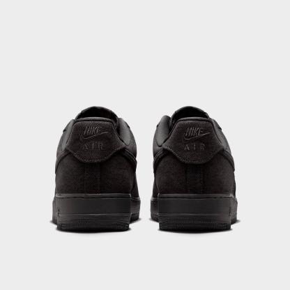 Men's Nithtke Air Force 1 '07 LV8 Casual Shoes - Part 1 - Anthracite/Medium Ash/Metallic Silver/Anthracite - Back view