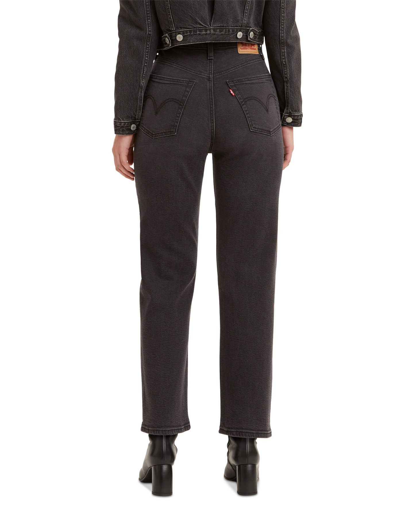 Levi's Women's Ribcage High-Rise Straight Ankle Jeans - Just A Sec