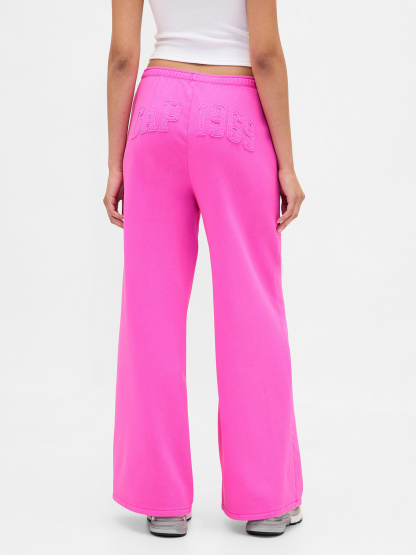 VintageSoft Baggy Sweatpants - Sugar plum neon pink