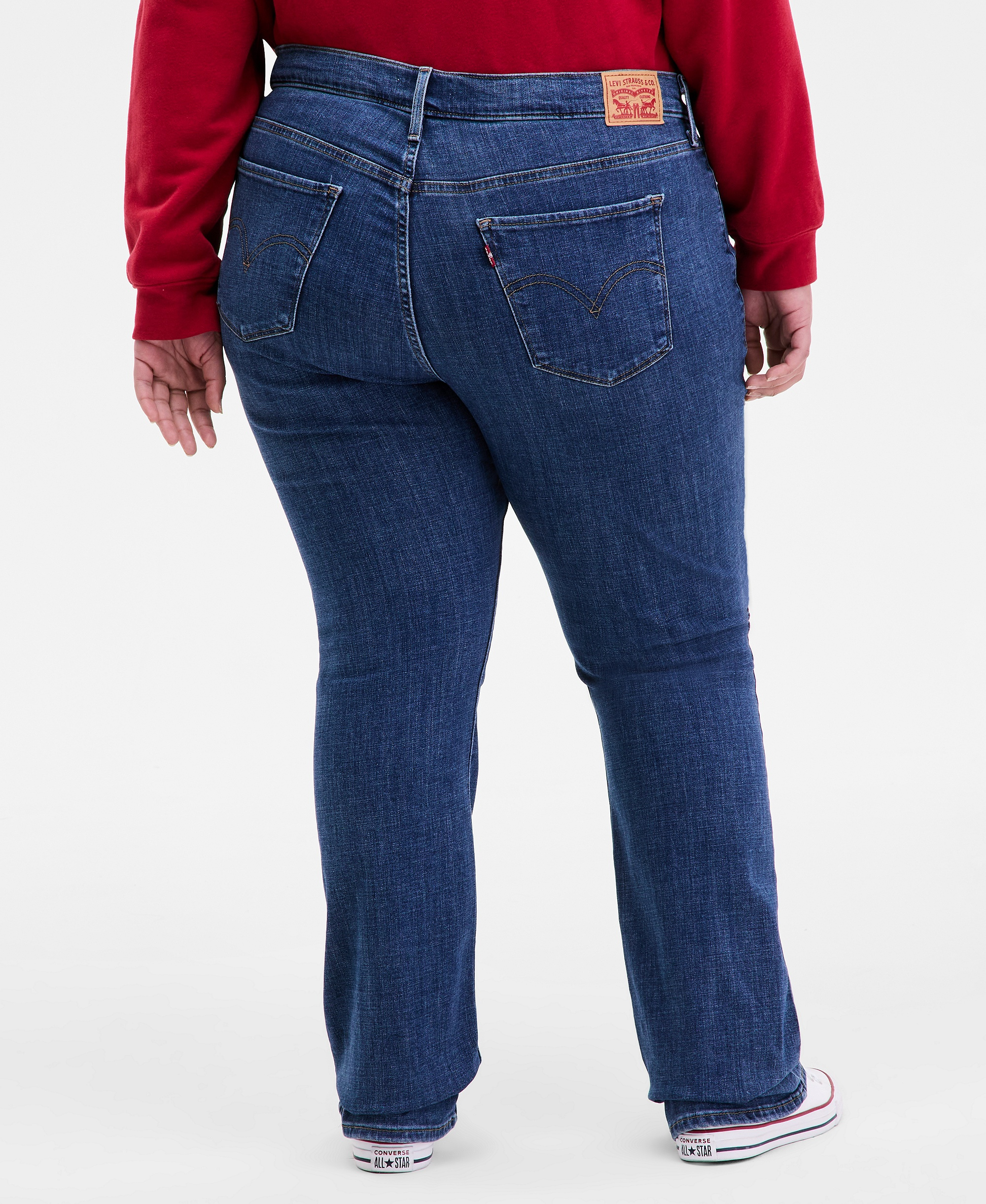 Levi's Trendy Plus Size 415 Classic Bootcut Jeans - Lapis Awe