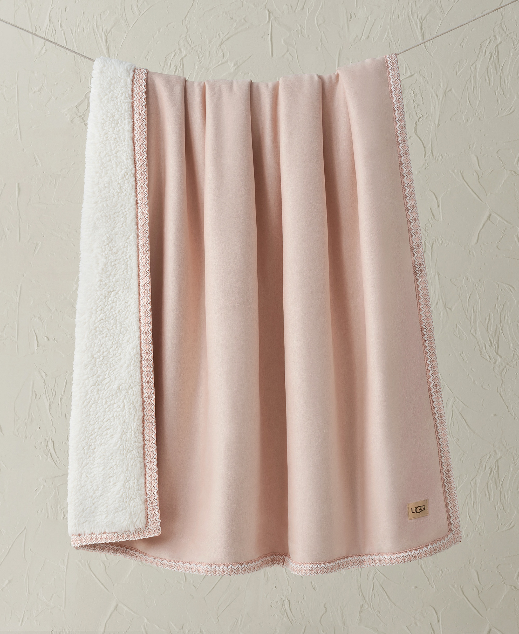 Kirkwood UGG Braid Throw, 50" x 70" - Himalayan Salt