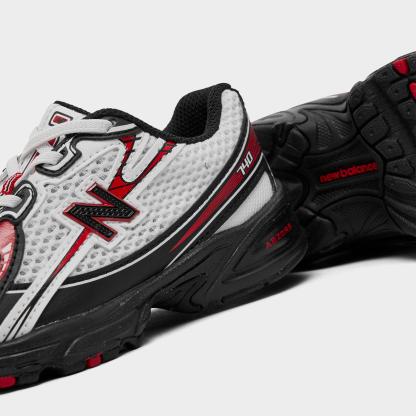 Kids' Toddler New Balance 740 Stretch Lace Casual Shoes - White/Black/Red - view 3