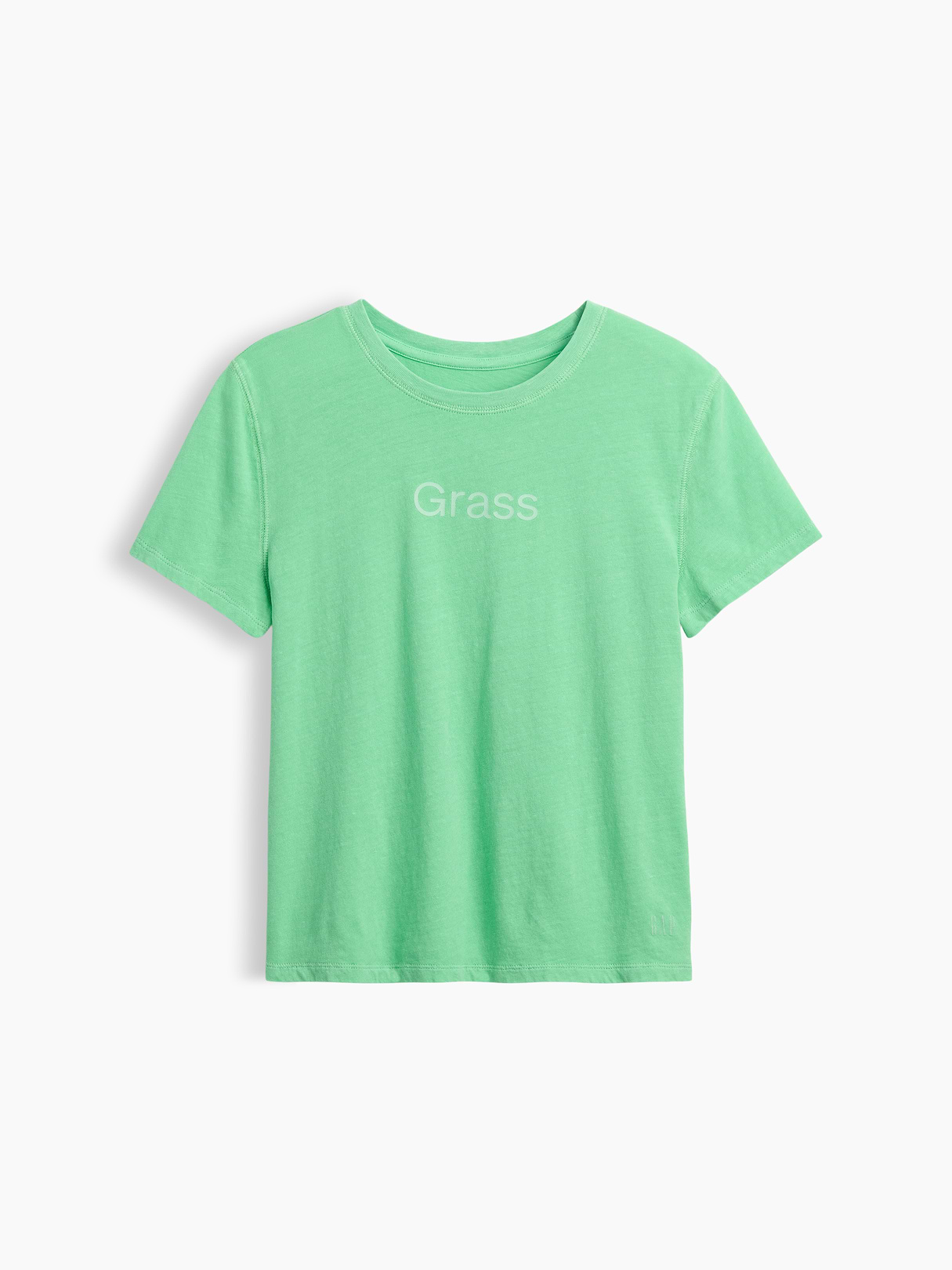 100% Cotton Authentic Shrunken T-Shirt - Grass green