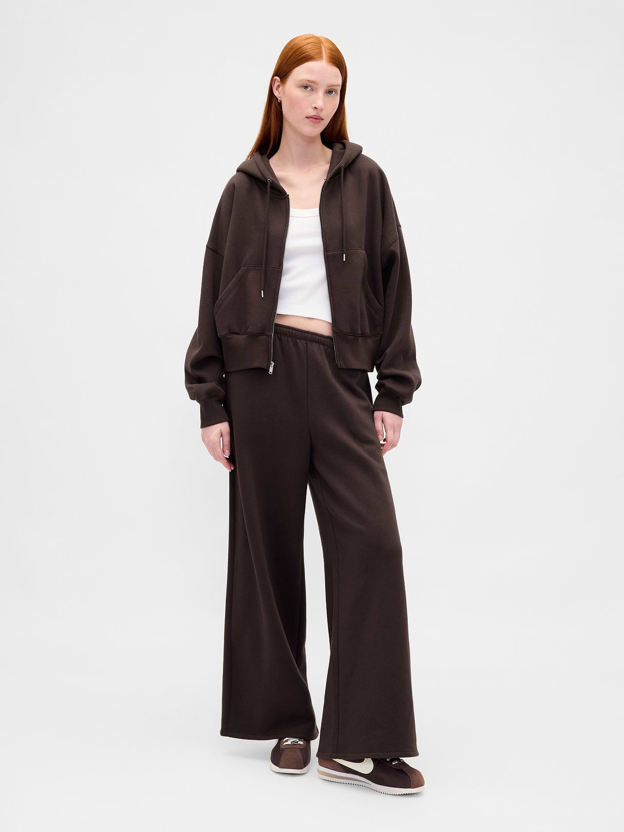 VintageSoft Baggy Sweatpants - Terra brown