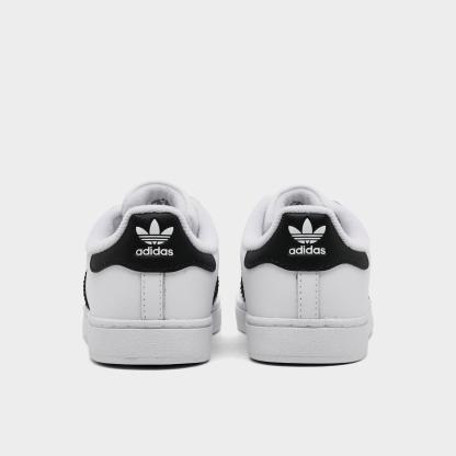 Kids' Toddler adidas Originals Superstar Casual Shoes - White/Black/White - view 4