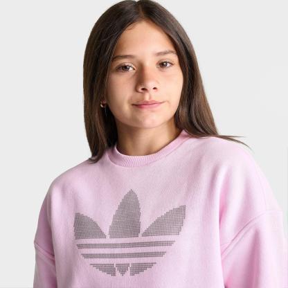 Girls' Big Kids' adidas Originals Trefoil Sweatshirt - Orchid Fusion