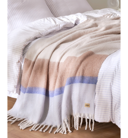 UGG® Simona Faux Mohair Throw, 50" x 70" - Misty Wisteria