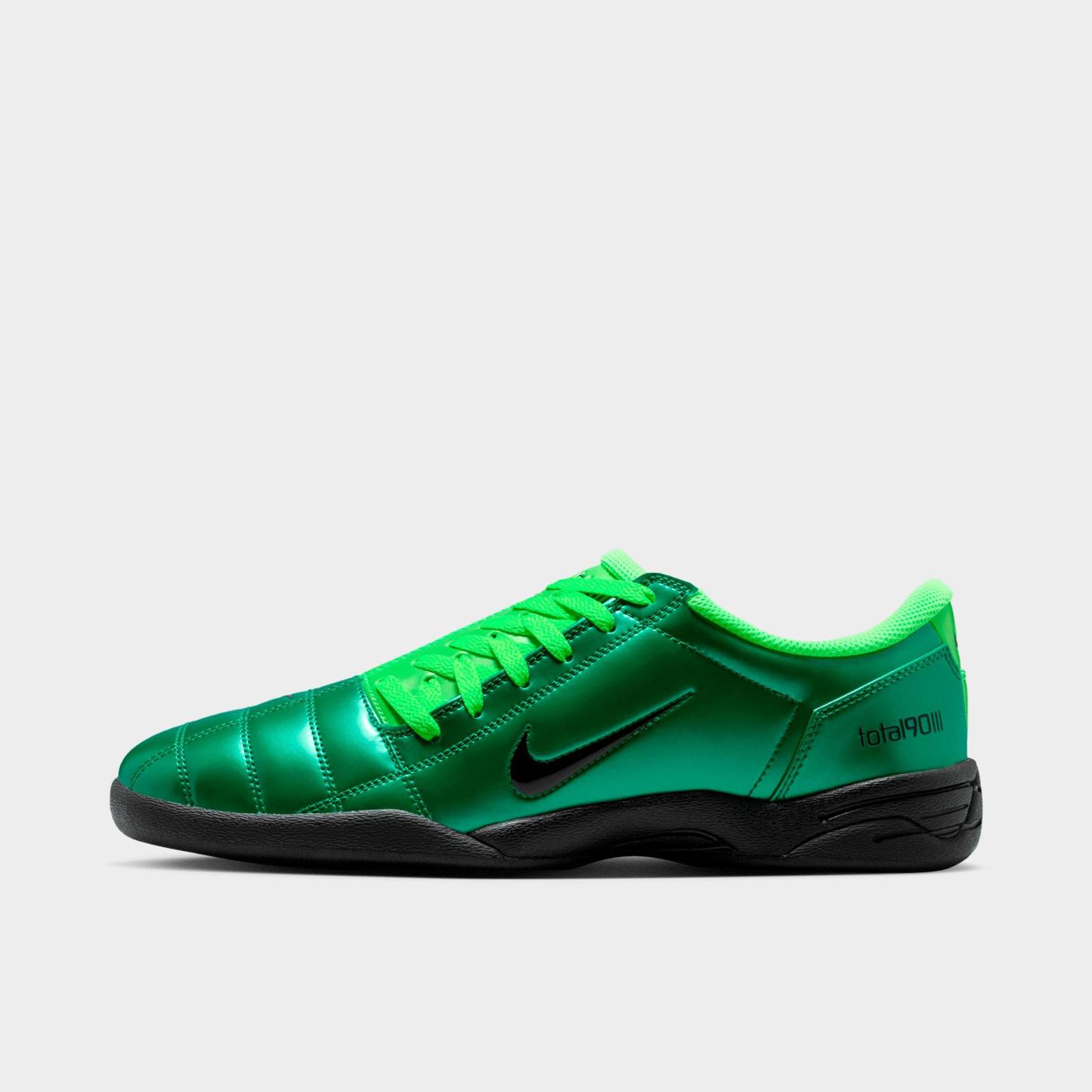 Men's Nithtke Total 90 Casual Shoes - Part 2 - Malachite/Green Strike/Black - Left shoe facing left. Outside of the shoe.