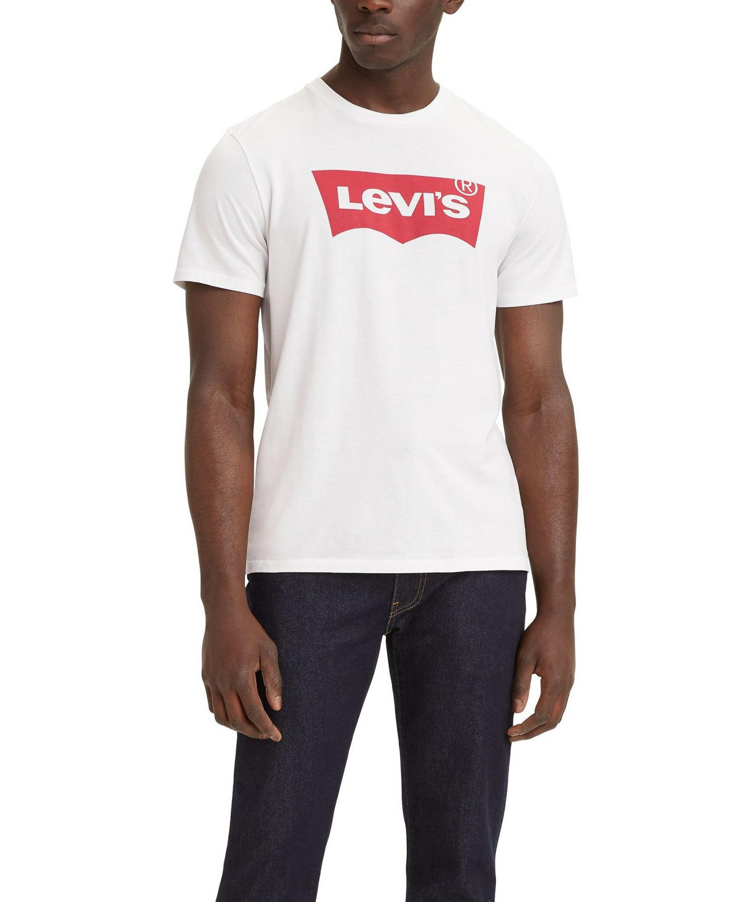 Levi's Men's Graphic Logo Batwing Short-Sleeve T-shirt - White
