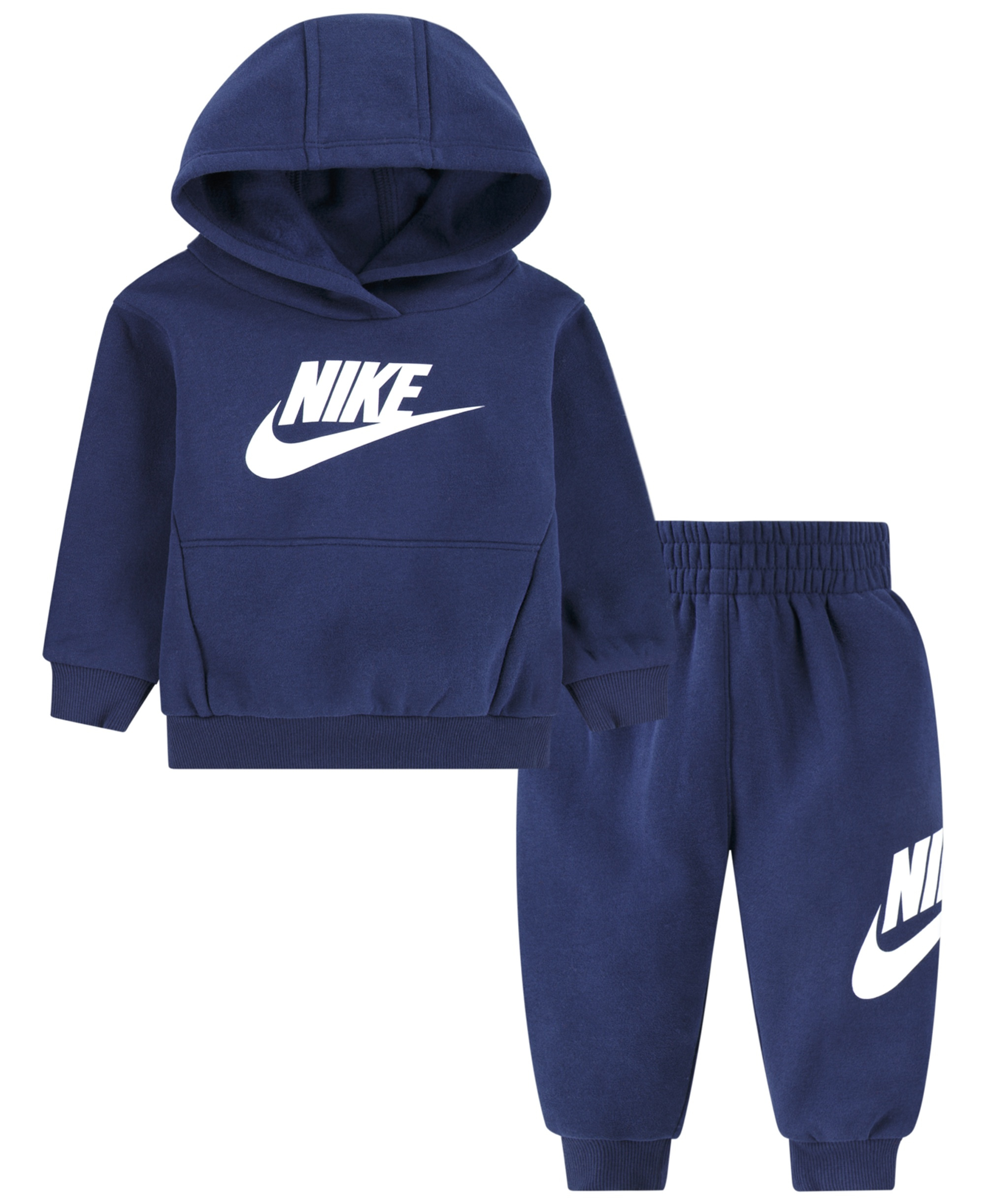 Nike Baby Boys' and Girls' Club Fleece Hoodie and Pants, 2-Piece Set - Midnight Navy