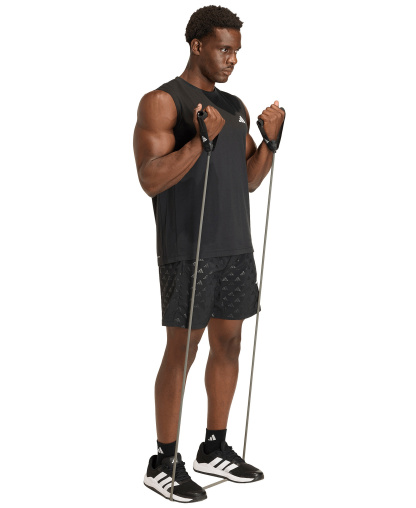 adidas Men's Workout Essentials Brandlove Woven Shorts - Black