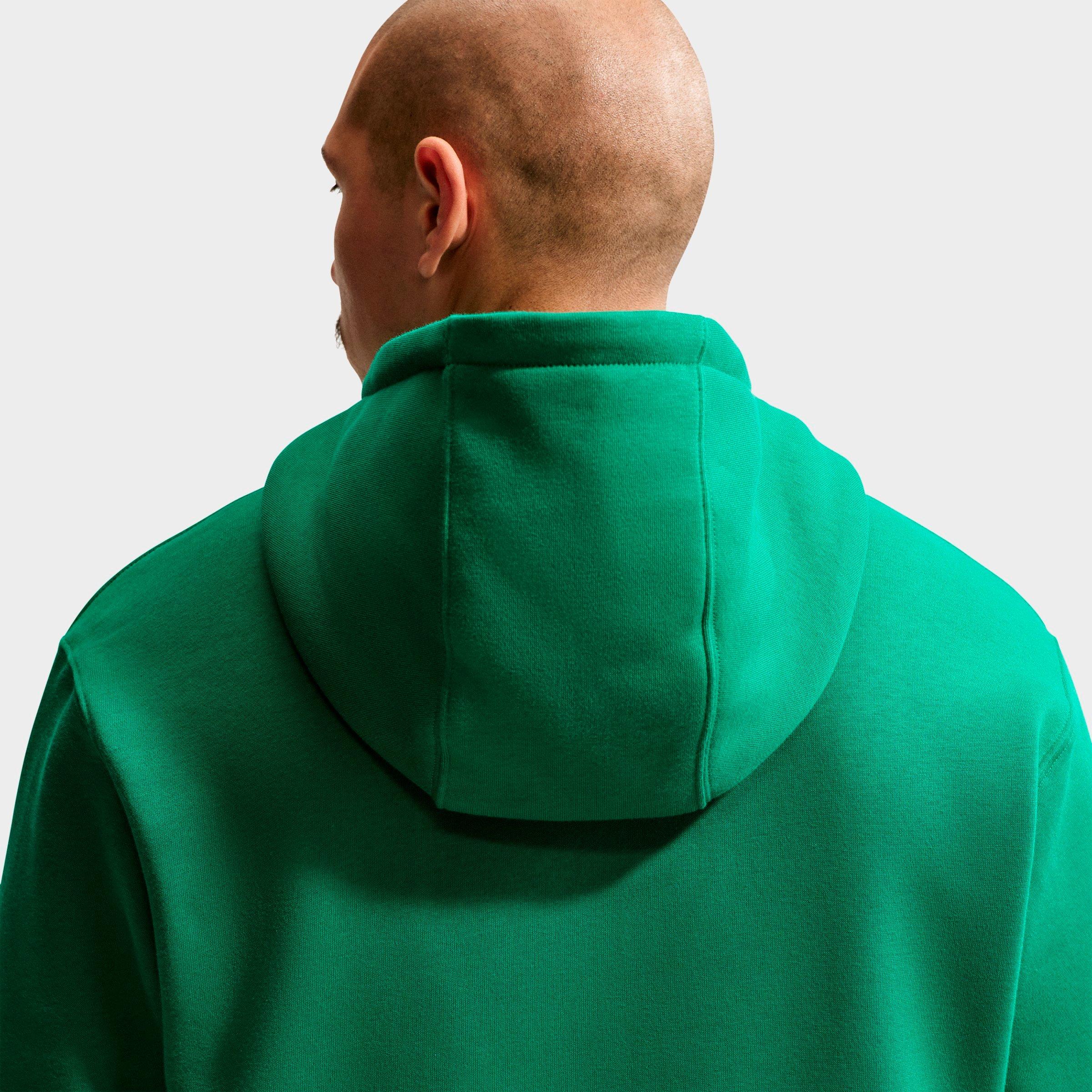 Men's Nithtke Club Fleece Embroidered Premium Full-Zip Hoodie - Part 1 - Malachite/Malachite/White