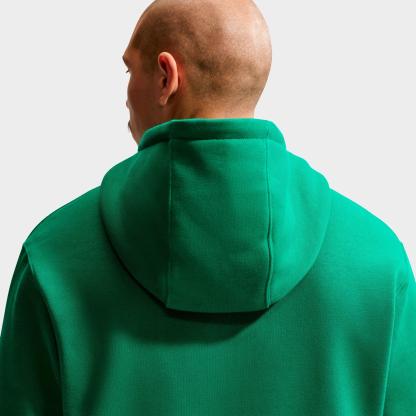 Men's Nithtke Club Fleece Embroidered Premium Full-Zip Hoodie - Part 1 - Malachite/Malachite/White