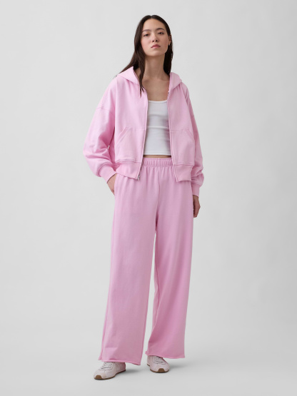 Mid Rise VintageSoft Terry Loose Sweatpants - Primrose pink