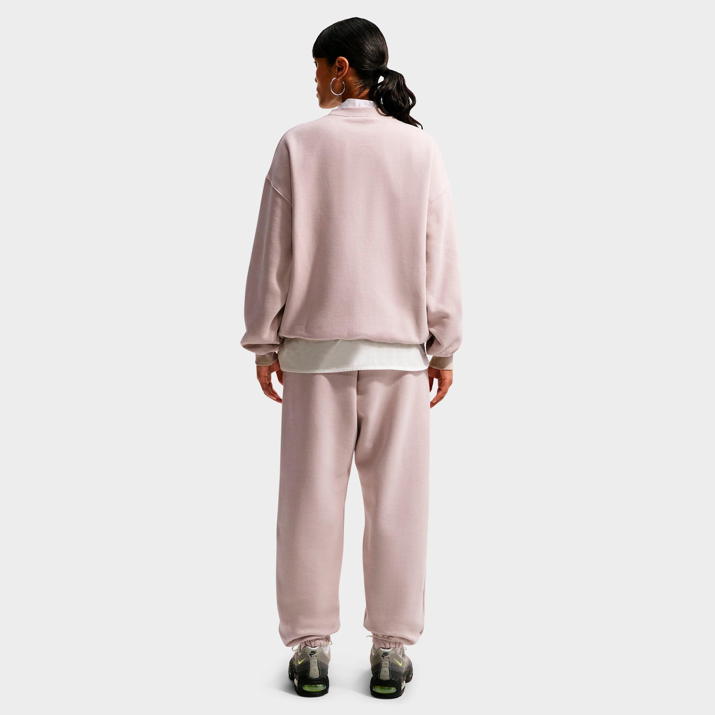 Women's Nithtke Studio Fleece Medium-Weight Camo High-Rise Oversized Cuffed Pants - Cream II/Sail