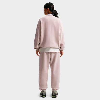 Women's Nithtke Studio Fleece Medium-Weight Camo High-Rise Oversized Cuffed Pants - Cream II/Sail