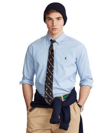 Polo Ralph Lauren Men's Classic-Fit Stretch Oxford Shirt - Blue