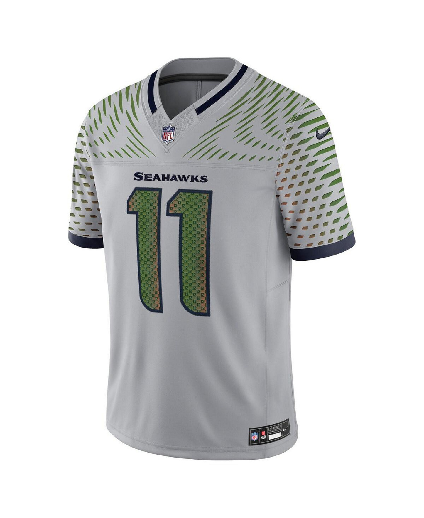 Nike Men's Jaxon Smith-Njigba Wolf Gray Seattle Seahawks 2025 Rivalries Collection Limited Jersey - Gray