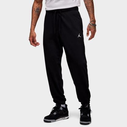 Men's Jordan Dri-FIT Sport Crossover Fleece Jogger Pants - Black/White - view 1