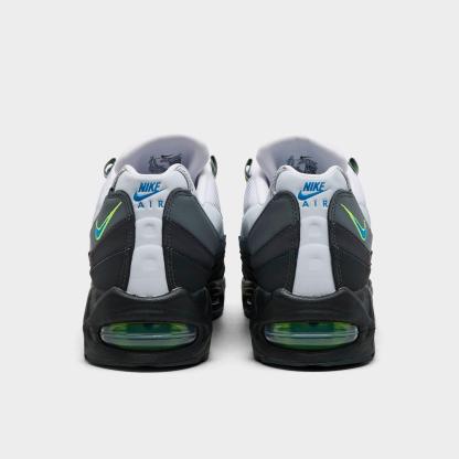 Men's Nithtke Air Max 95 Big Bubble Scorpion Casual Shoes - Part 2 - Black/Photo Blue/Action Green/Anthracite/White/Iron Grey - Back view