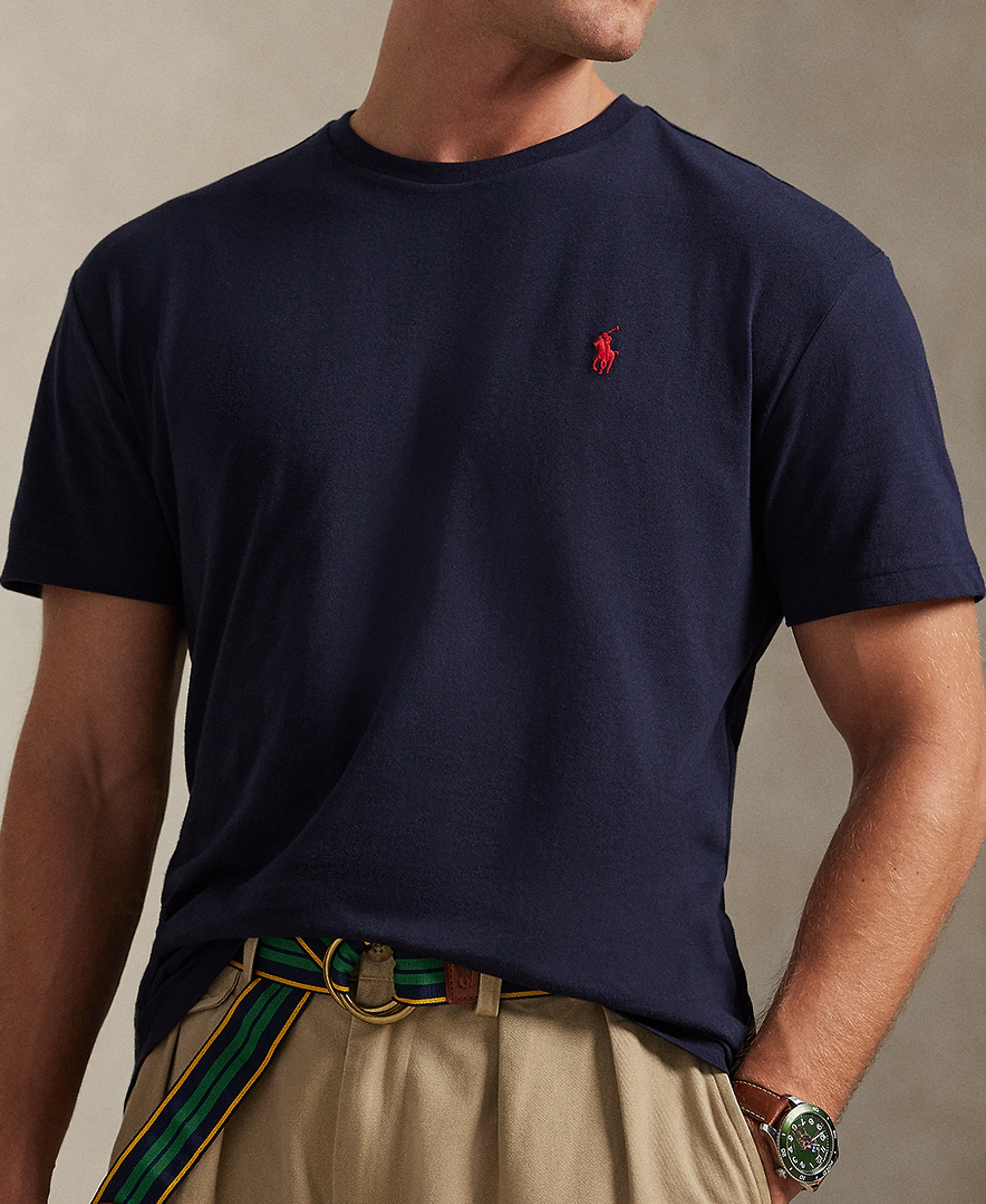 Polo Ralph Lauren Men's Embroidered Pony Classic-Fit T-Shirt - Ink