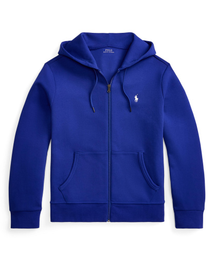 Polo Ralph Lauren Men's Double-Knit Full-Zip Hoodie - Classic Azure