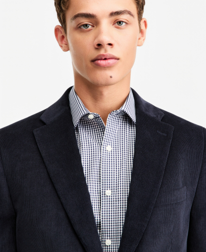 Tommy Hilfiger Men's Modern-Fit Corduroy Sport Coat - Navy