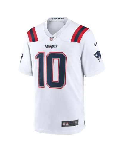Nike Men's Drake Maye New England Patriots 2024 NFL Draft First Round Pick Player Game Jersey - White