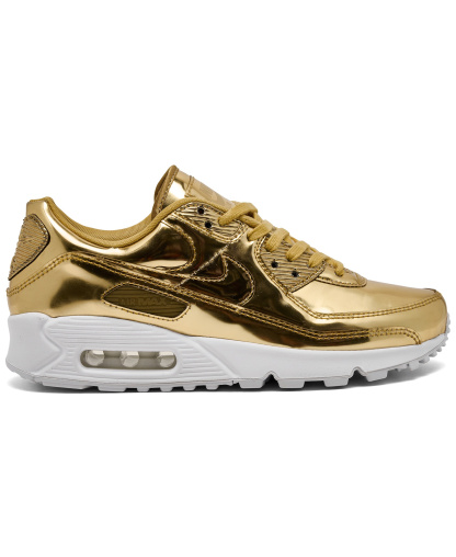 Nike Women's Air Max 90 SP Casual Sneakers from Finish Line - Metallic Gold