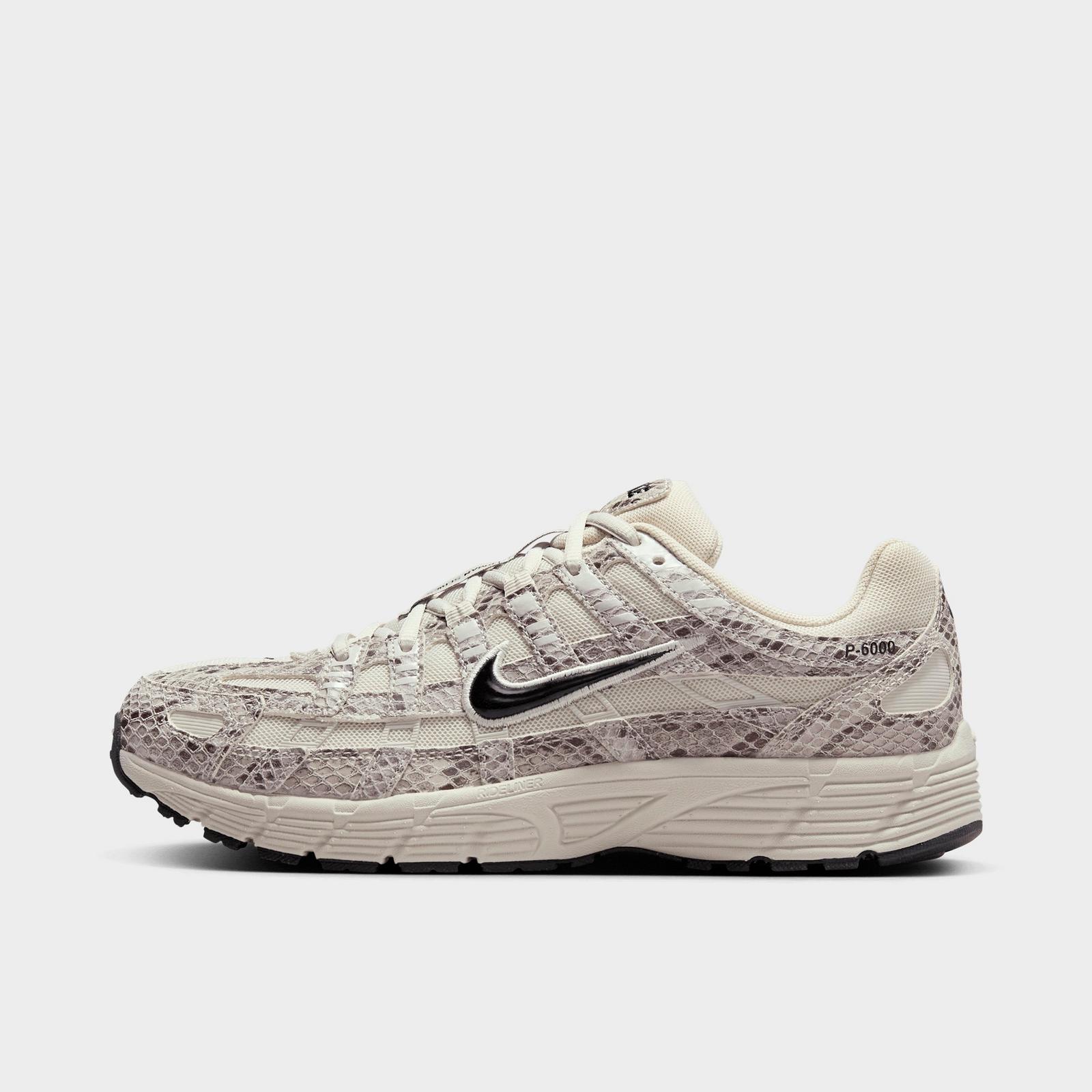 Women's Nike P-6000 Casual Shoes - Light Bone/Black/Light Bone