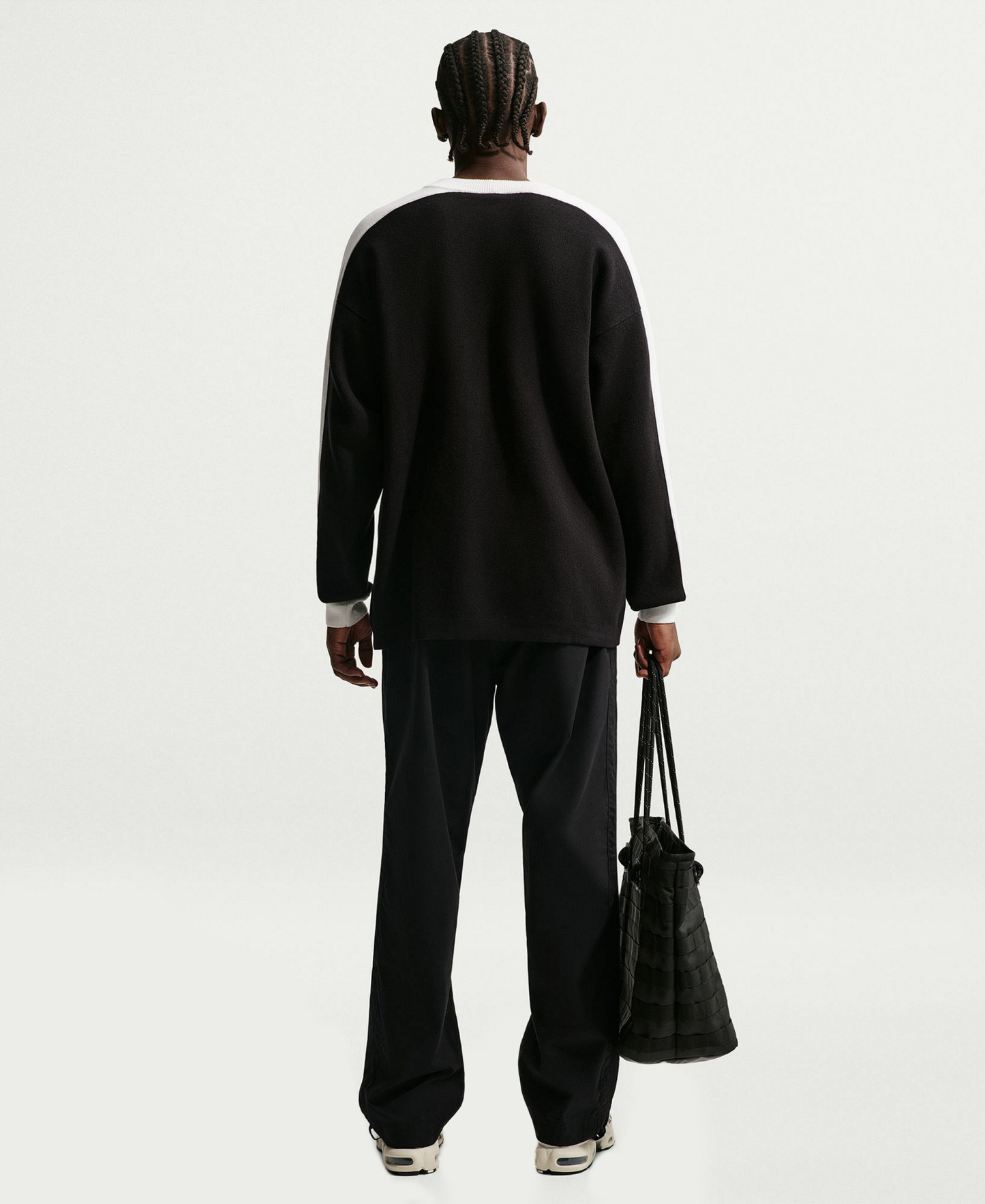 Nike Men's Sportswear Club Jersey Sweater - Black/sail