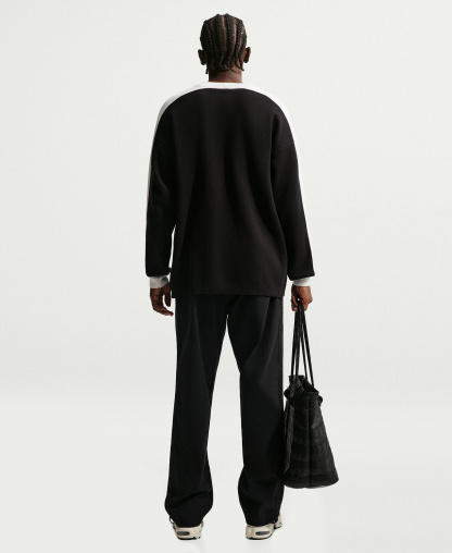 Nike Men's Sportswear Club Jersey Sweater - Black/sail