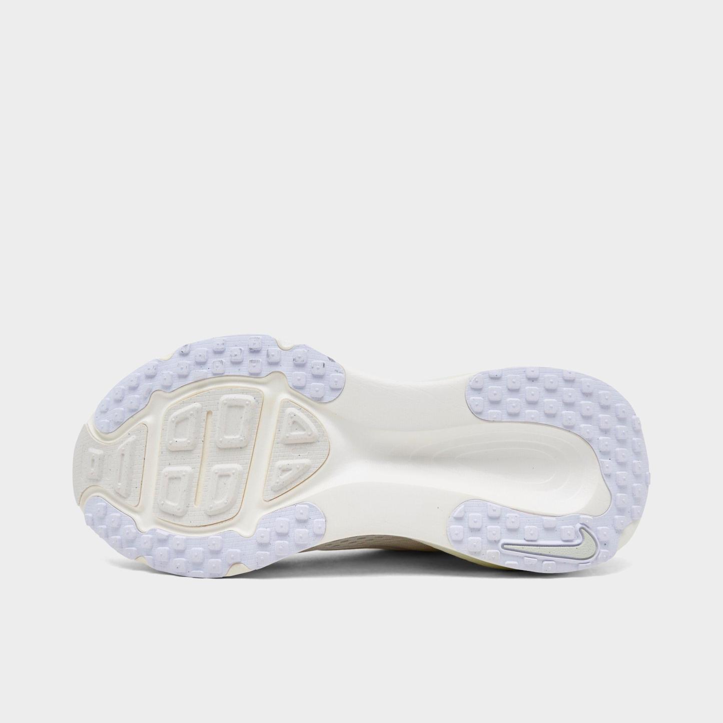 Women's Nithtke Vomero 18 Running Shoes - Part 1 - Summit White/White/Chalk/Seaglass - Bottom view