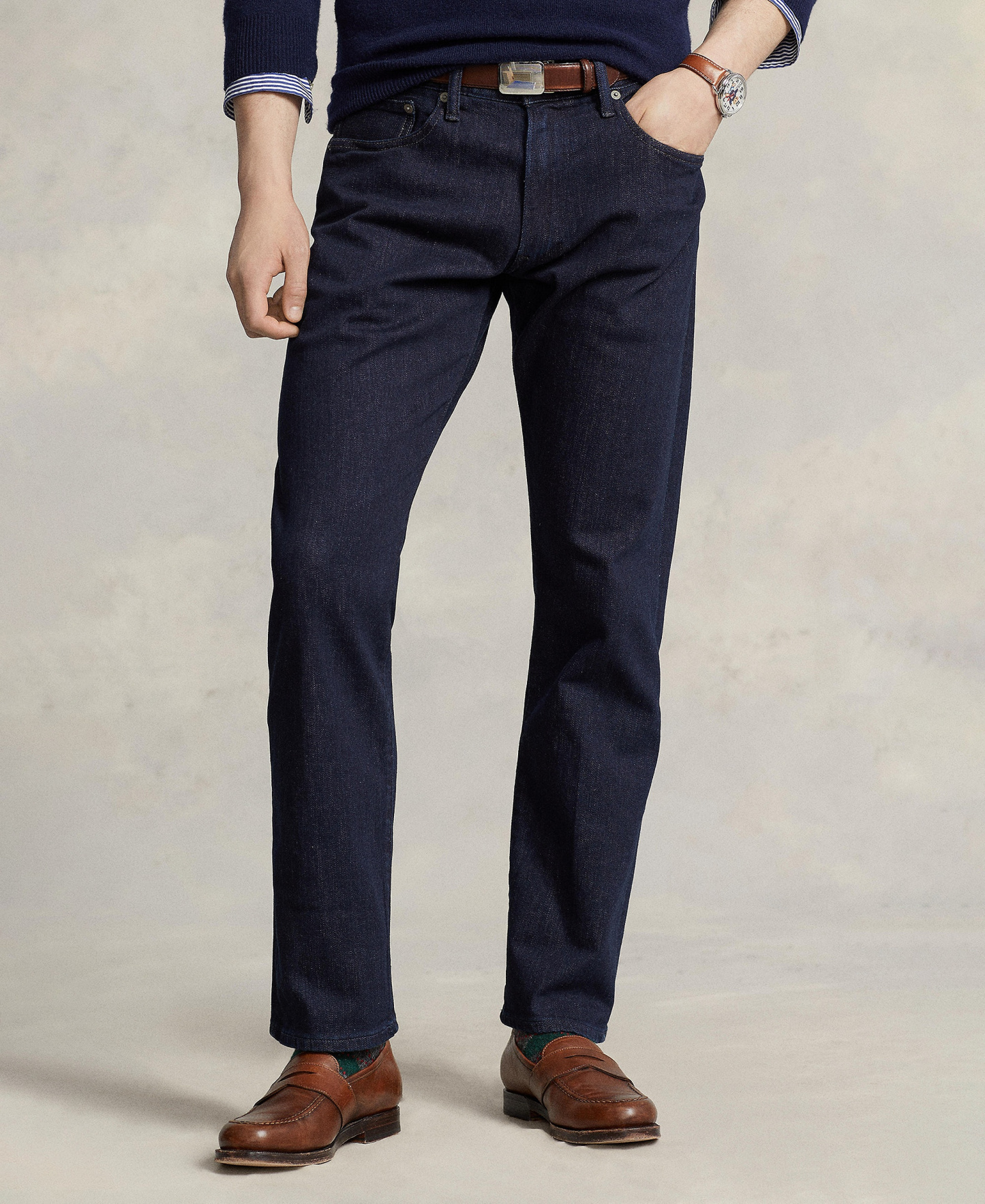 Polo Ralph Lauren Men's Hampton Relaxed Straight Jeans - Miller Rinse