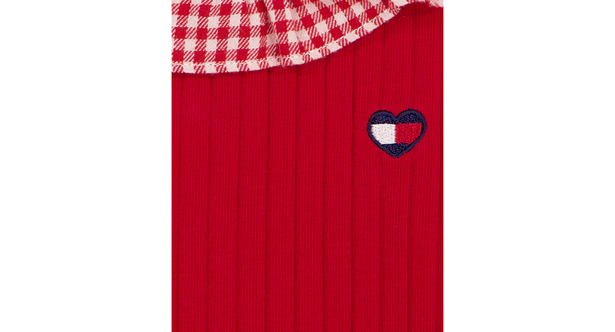 Tommy Hilfiger Baby Girls' Long-Sleeve Gingham Tunic and Leggings, 2-Piece Set - Tommy Red