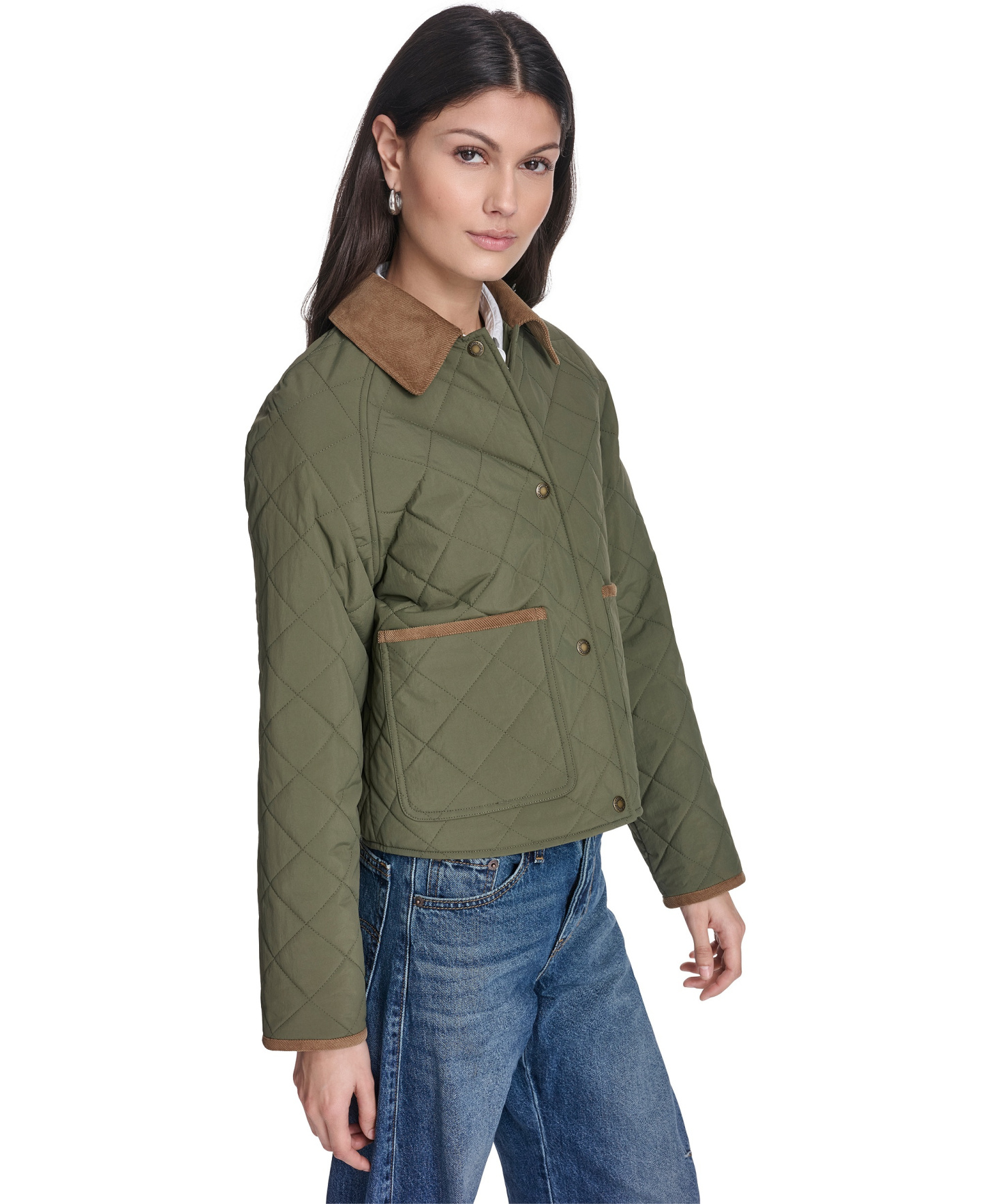 Levi's Women's Diamond Quilted Jacket - Olive