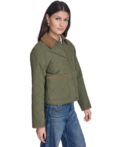 Levi's Women's Diamond Quilted Jacket - Olive