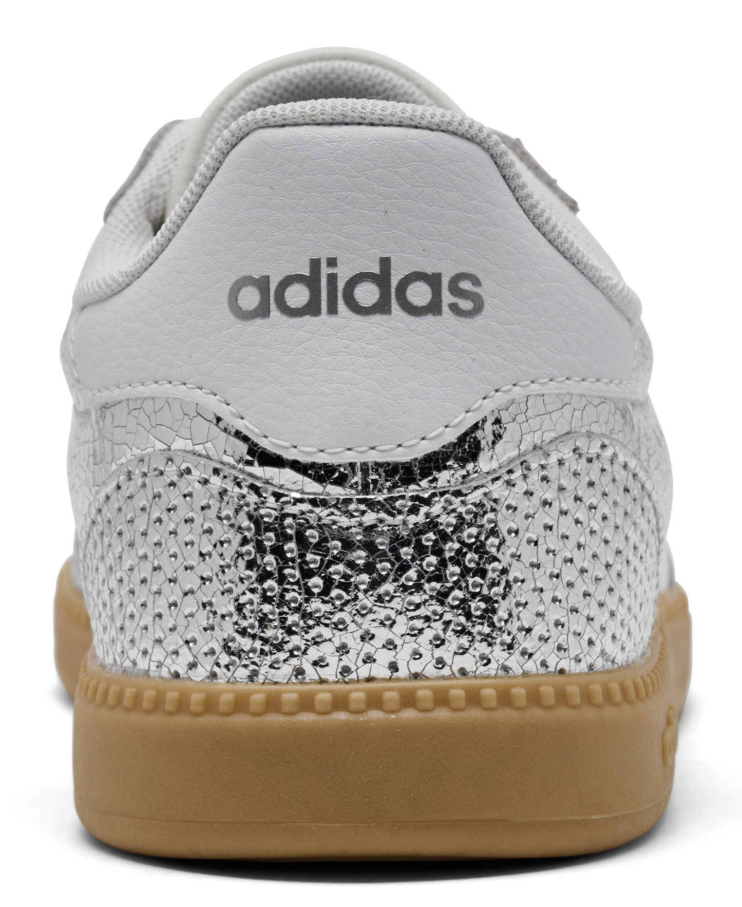 adidas Women's Breaknet Sleek Lifestyle Sneakers from Finish Line - Silver Metallic, Cloud White