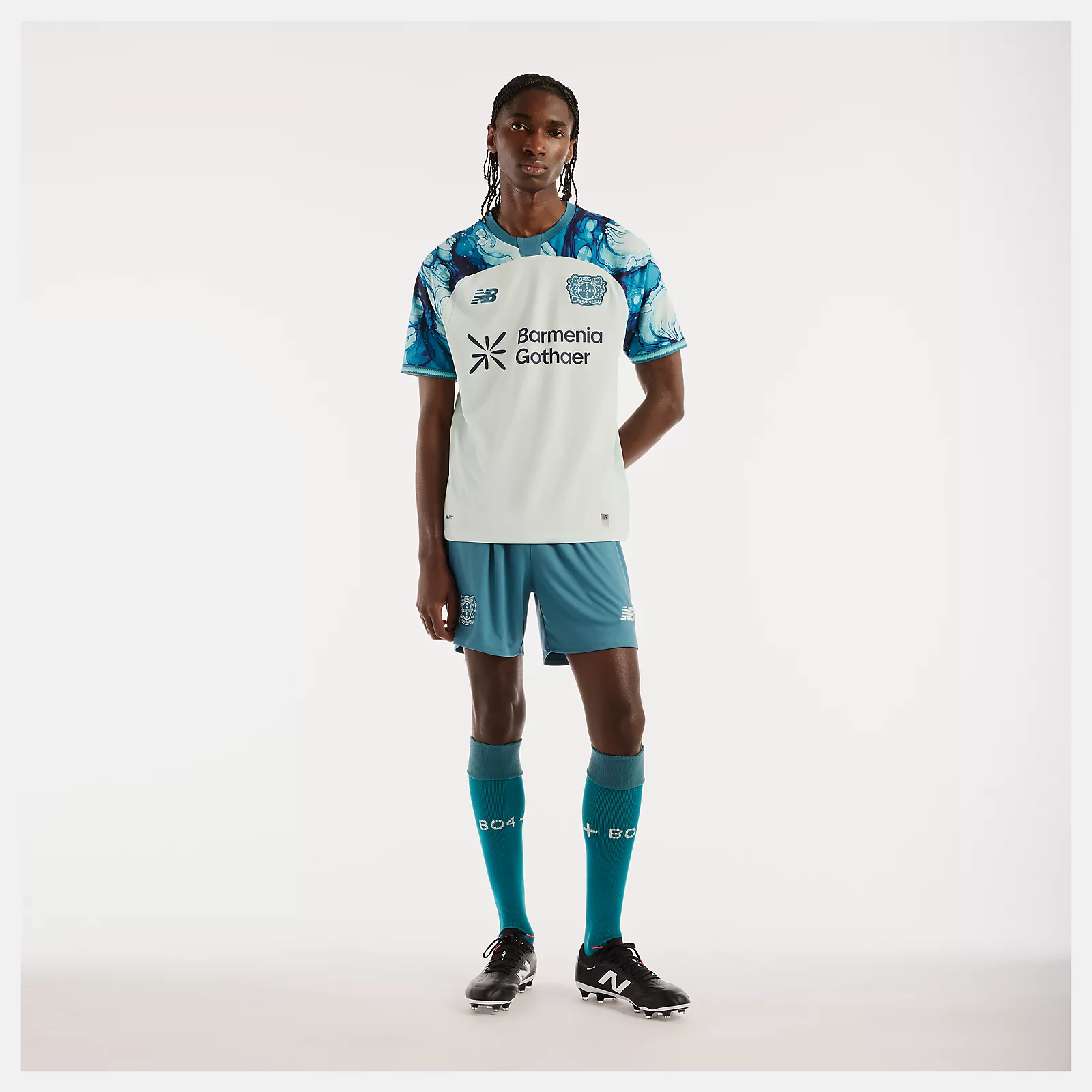 New Balance Bayer 04 26/27 Away Short Sleeve Jersey, MT62F2XBAWY