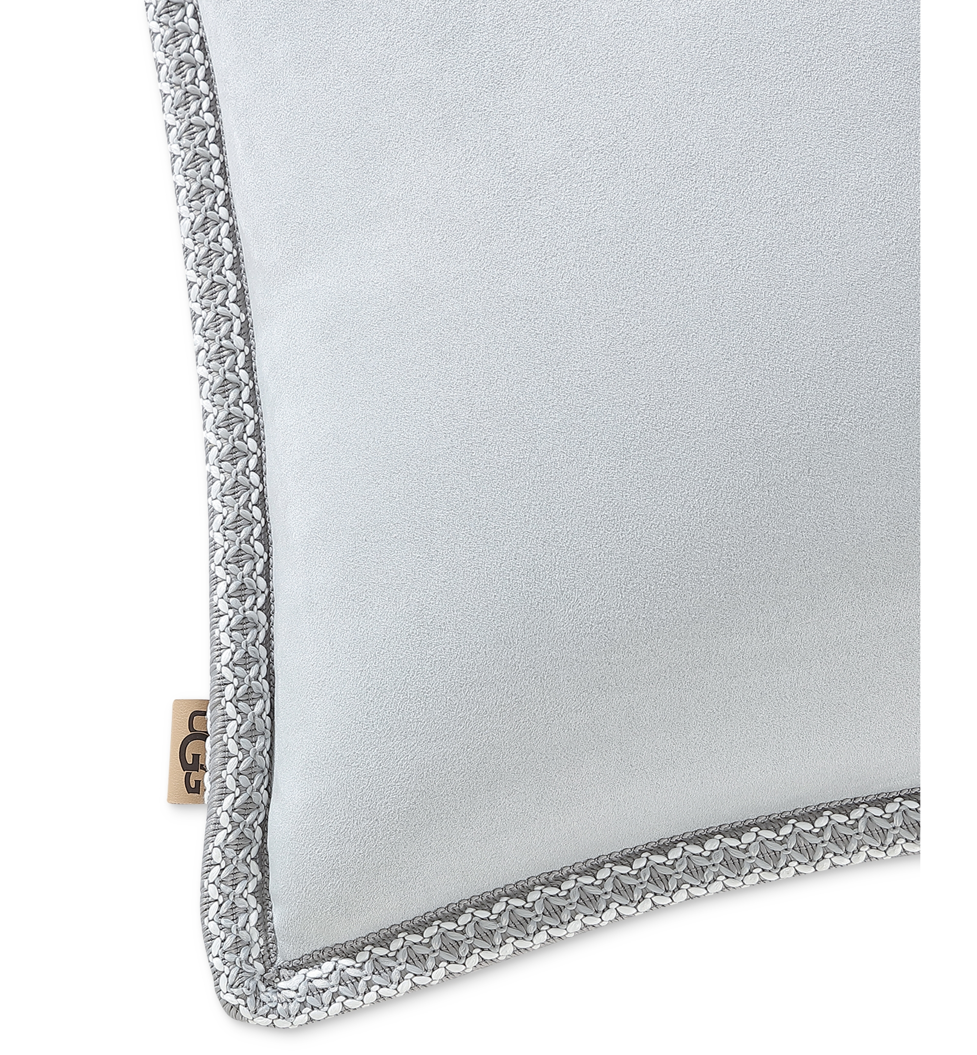 UGG® Kirkwood UGG Braid Decorative Pillow, 20" x 20" - Gray Violet