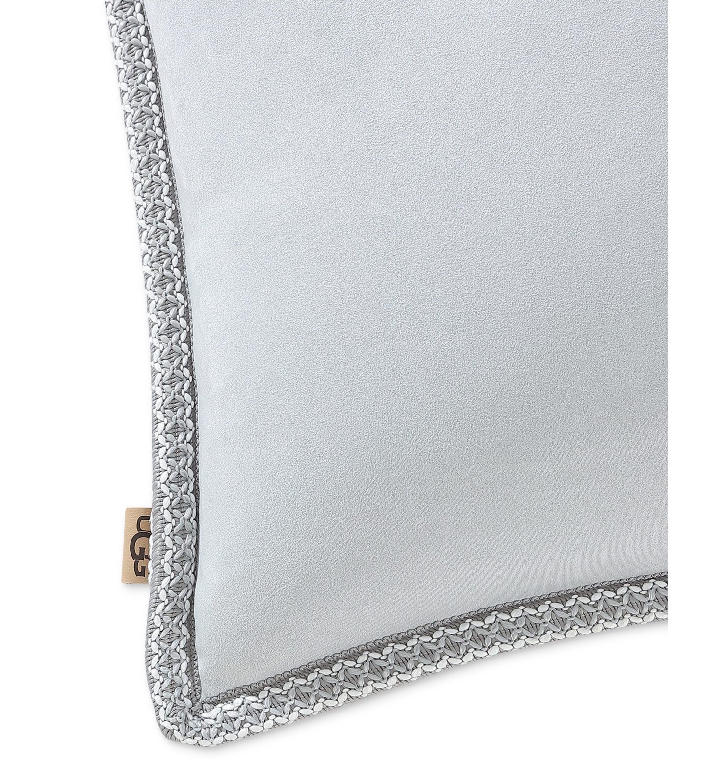 UGG® Kirkwood UGG Braid Decorative Pillow, 20" x 20" - Gray Violet