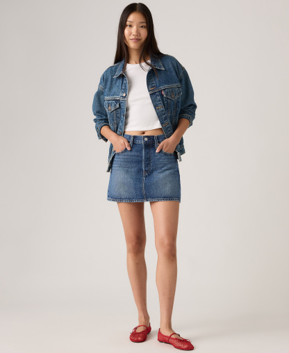 Levi's Premium Women's Icon Cotton Denim Skirt - Beautiful Target Skirt