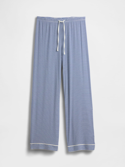 SoftMade Modal PJ Pants - Navy blue & white stripe
