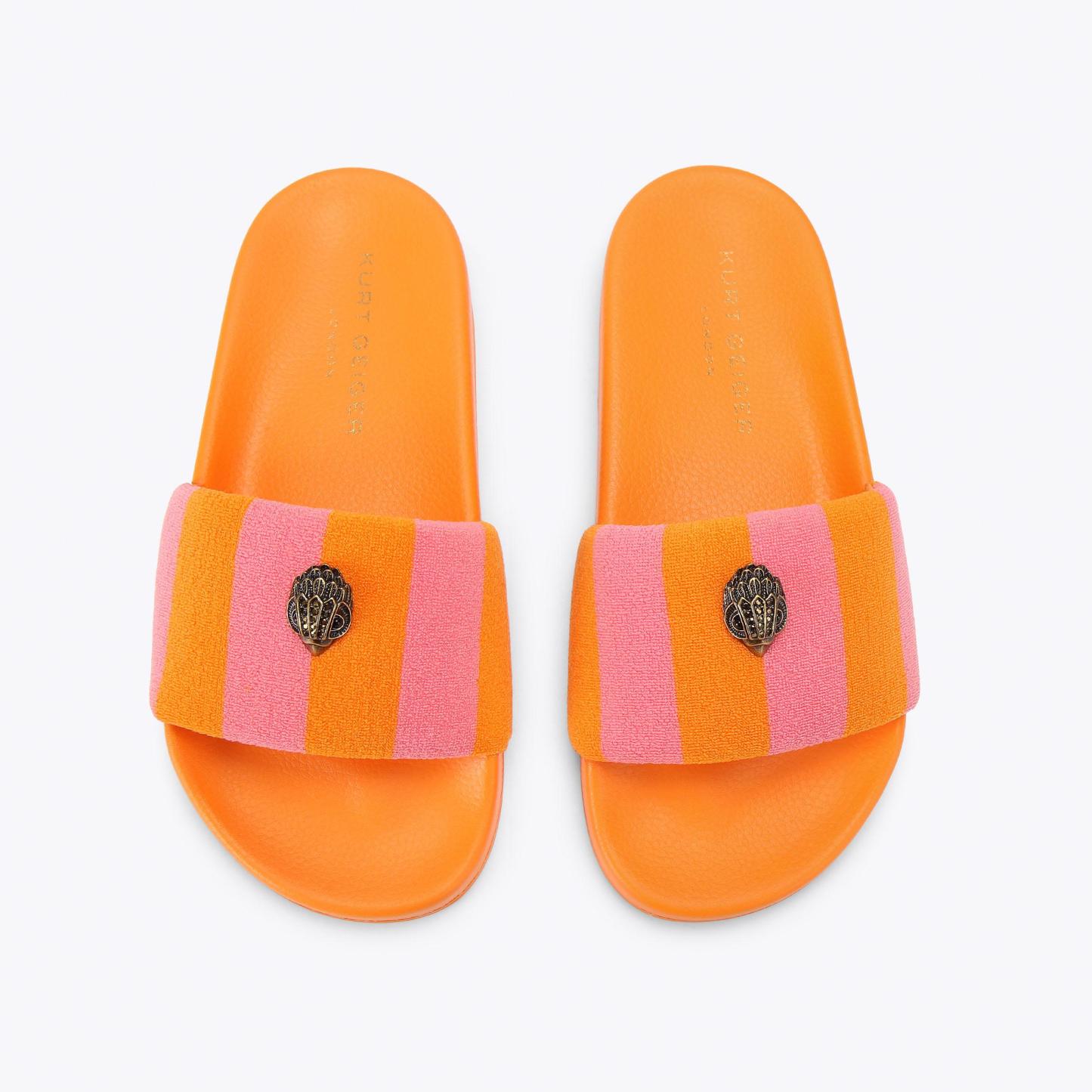Kurt Geiger London Kurt's Cabana Meena Eagle Slide - Pink - view 3