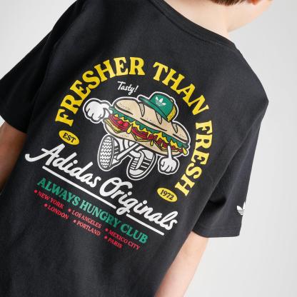 Big Kids' adidas Originals Fresher Than Fresh Graphic T-Shirt - Black - view 5