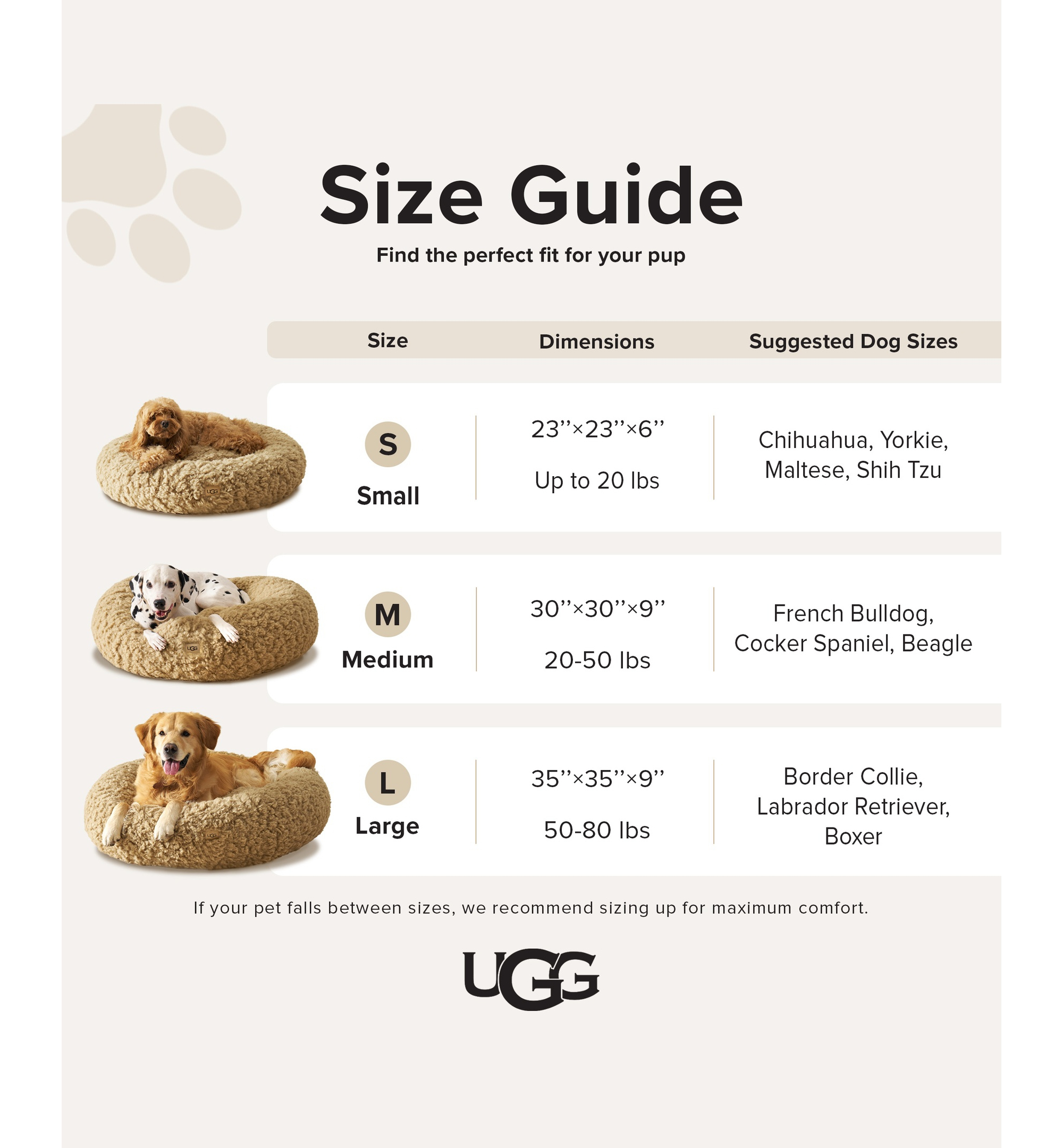 UGG® Shira Pet Bed - Sand