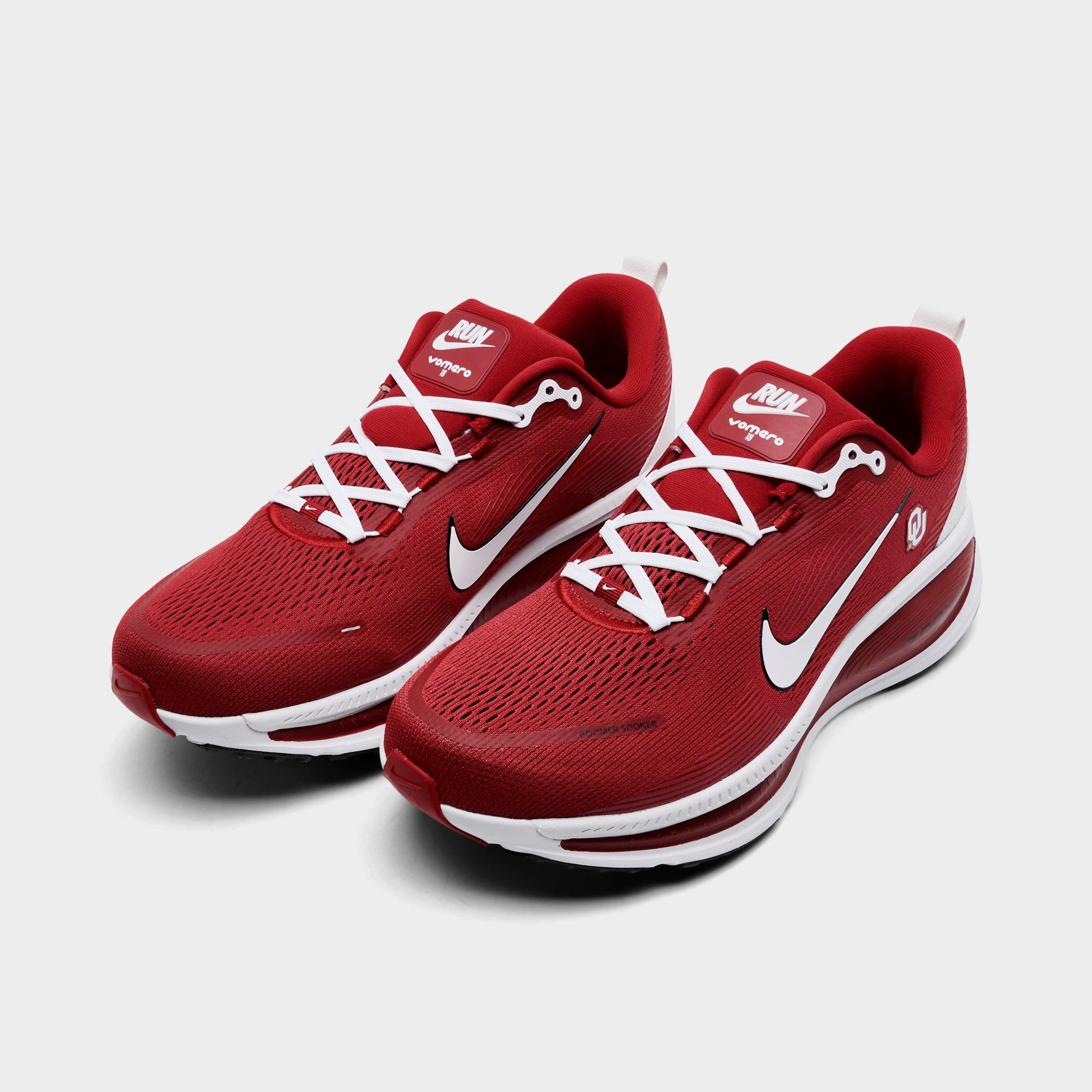 Men's Nithtke Vomero 18 Purdue Boilermakers Running Shoes - Part 1 - Team Crimson/White/Black (IQ6883-600) - Both shoes facing left
