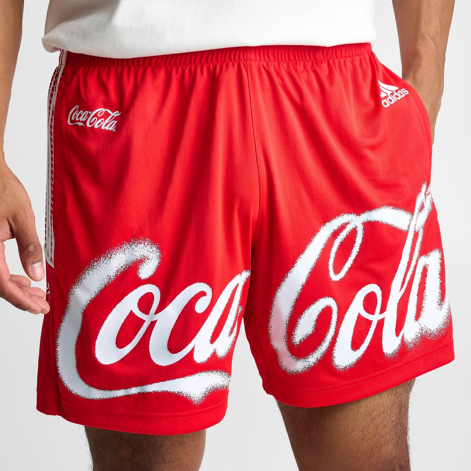 Men's adidas x Coca-Cola Teamgeist Soccer Shorts - Vivid Red - view 5